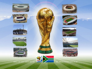 World cup trophy south africa - poster free wallpaper