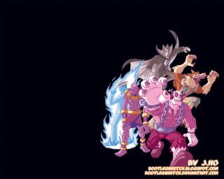 Cartoon characters dragon demon black - 2 d sprite free wallpaper