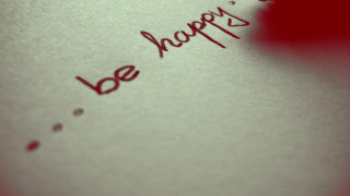 Be happy red marker red 2 - free love wallpaper