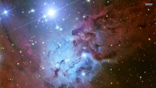Large star cluster bright blue 10 - a large star cluster in the sky free wallpaper for desktop