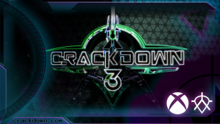Crackdown3 clock purple background green - a clock in the background free wallpaper