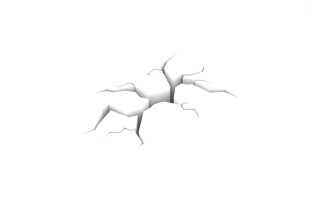 White background crack middle white - deconstructivism free wallpaper