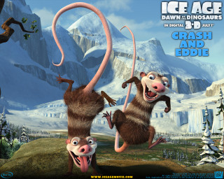 Mice snow mountain dinosaurs 3d - andrew robertson free wallpaper