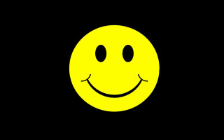 Yellow smiley black background neoplasticism - dave gibbons free wallpaper