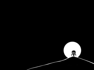 Person hill fullmoon tree bike - a bike free wallpaper