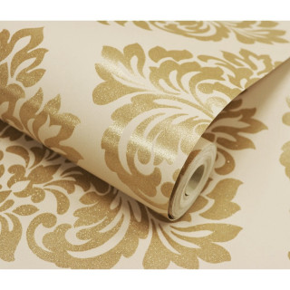 Gold white wallpaper large flower - a gold free wallpaper for tablet