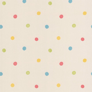 White background multicolored polka dots - paper texture free wallpaper for tablet