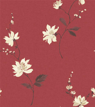 Red white flowered wallpaper floral - the other side free wallpaper for tablet