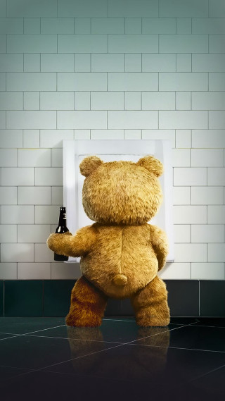 Teddy bear beer urinal brick - a teddy bear holding free wallpaper