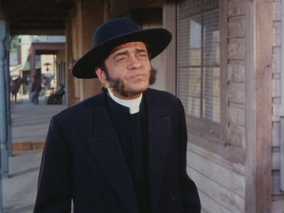 Man black hat coat building - free gaming wallpaper for desktop