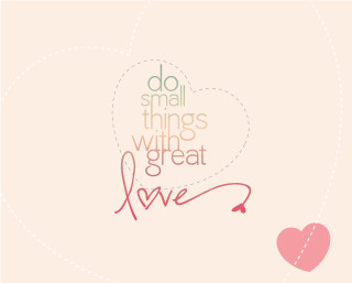 Heart message dottedline microscopic love - great free wallpaper