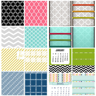 Calendar patterns colors designs artistic - a calendar free wallpaper for tablet