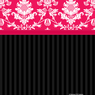 Pink black wallpaper white flower - a black stripe free wallpaper for tablet