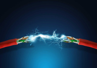 Red white electrical wire green - cable wire free wallpaper