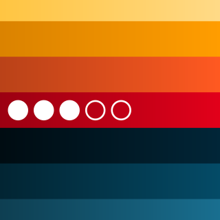 Colorful background white circle four - free minimalism wallpaper
