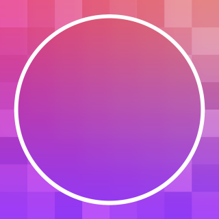 Circular frame pink purple background - smooth free wallpaper for tablet