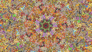 Colorful abstract design shapes surface - flowery free wallpaper for desktop