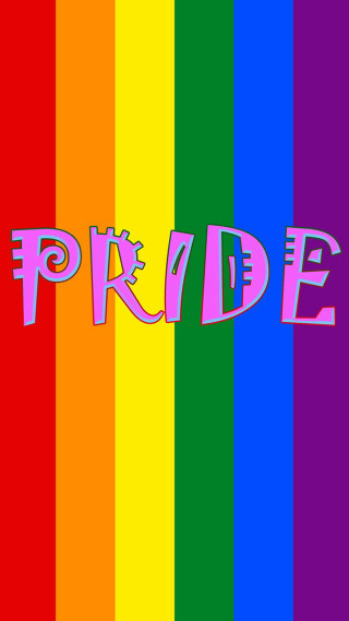 Rainbow colored background pride pink 2 - letter free wallpaper