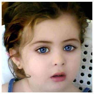 Little girl blue eyes serious 2 - beautiful free wallpaper for tablet
