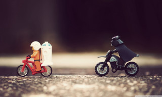 Toy motorcycle roadside star wars - war free wallpaper for desktop