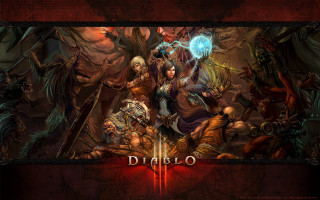 Group people game banner diablo - a game free wallpaper