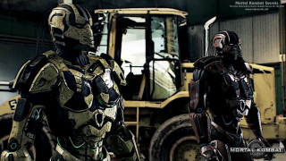 Man suit bulldozer warehouse helmet - unreal engine 5 free wallpaper