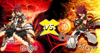 Sword knight lord knight anime - a fire background free wallpaper