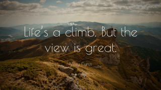Quote mountain view cloudy sky - a view of the mountains free wallpaper