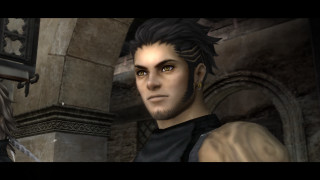 Man beard black shirt building - a beard free wallpaper for desktop