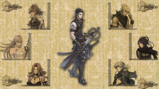 Anime characters sword group action - octopath traveler free wallpaper