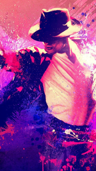 Man cowboy hat dancing paint - free fantasy wallpaper