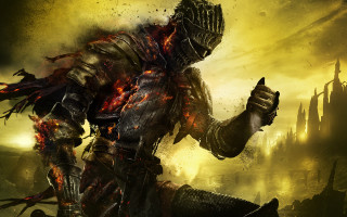 Man dark knight knife sword - dark soul free wallpaper