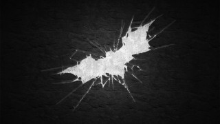 Batman symbol outline dark background - free rain wallpaper for desktop
