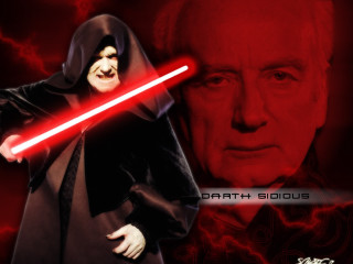 Man dark robe lightsaber red - a light saber free wallpaper