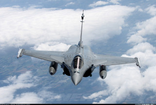 Fighter jet clouds blue sky 4 - corneille free wallpaper