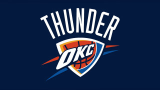 Thunder logo blue background basketball - the front free wallpaper