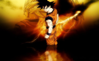 Dragon ball fighter dark arms - heroic pose free wallpaper