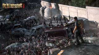 Dead rising crowd cars man - the background and a man free wallpaper