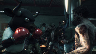 Zombies warehouse cow mask boxing - realism free wallpaper