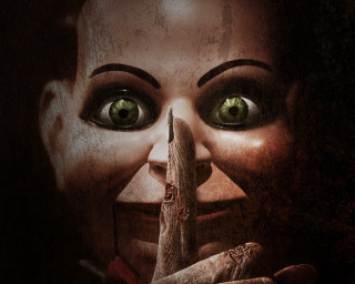 Creepy woman holding banana green - andrew allan free wallpaper