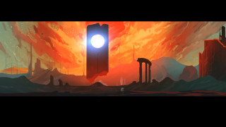 Street light desert sky mountain - a sky background and a mountain range in the distance free wallpaper