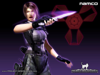 Woman futuristic outfit sword purple - a futuristic outfit holding free wallpaper
