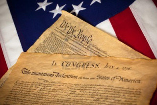 Old papers us flag declaration - p free wallpaper