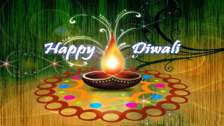Happy diwali candle glowing lights - bapu free wallpaper