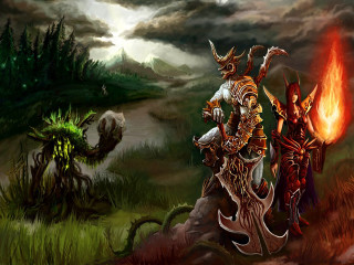 Knight demon hill fire forest - a hill free wallpaper