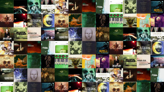 Mask microphone collage person image - a collage of images free wallpaper