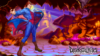 Cartoon character blue outfit red 2 - heroic pose free wallpaper