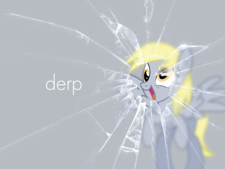 Broken glass cartoon character yellow - pony free wallpaper