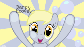 Cartoon pony bubbles eyes name - bubble free wallpaper