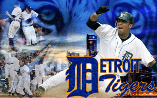 Baseball player team photo detroit - poster free wallpaper
